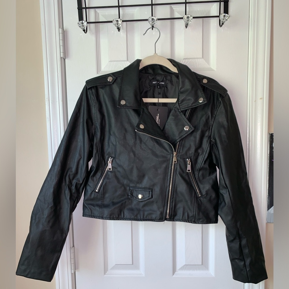 NEW Motorcycle Leather Jacket from PrettyLittleThing!
